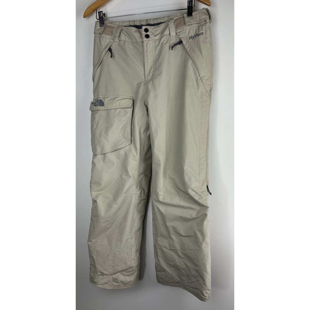 The North Face HyVent Insulated Snow Pants Women's Medium Ski Cargo Vtg Y2k 2005 - Picture 2 of 16